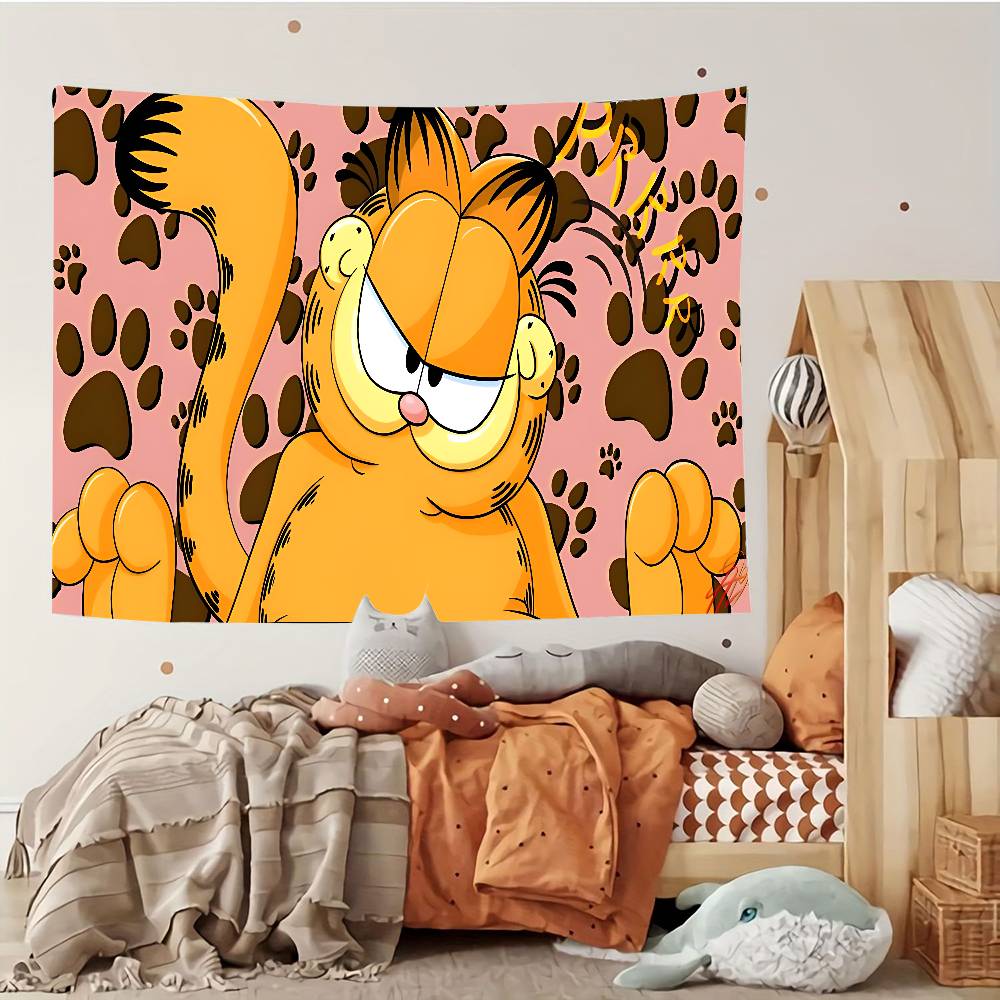 CatGGarfieldsBackdrop Tapestry Customizable Tapestries Of Various Styleswall Hangings Celebrity Photo Printingwall Hangings