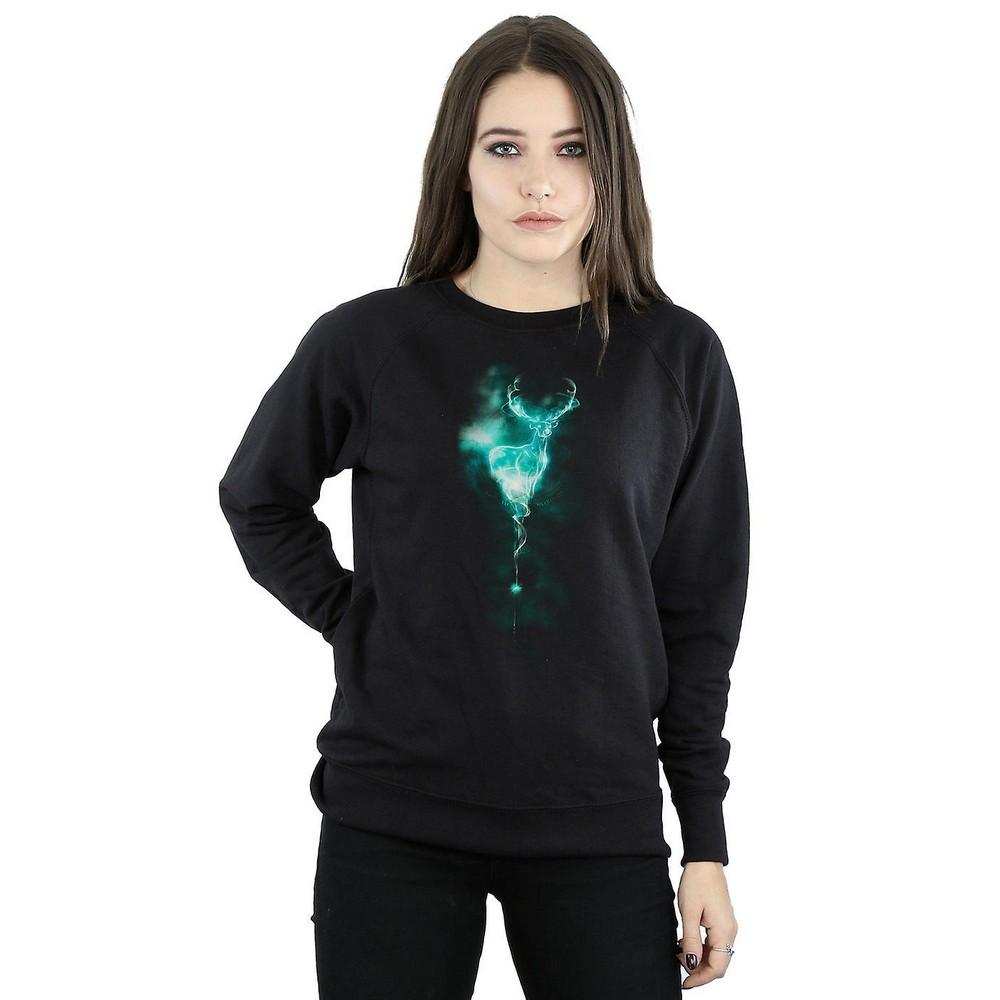 HARRY POTTER Womens/Ladies Stag Patronus Sweatshirt