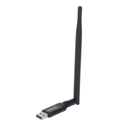 Adaptador de Rede Externo USB2.0 WiFi6 900Mbps BT5.3 Banda Dupla Adaptador de Rede Sem Fio para Desktop