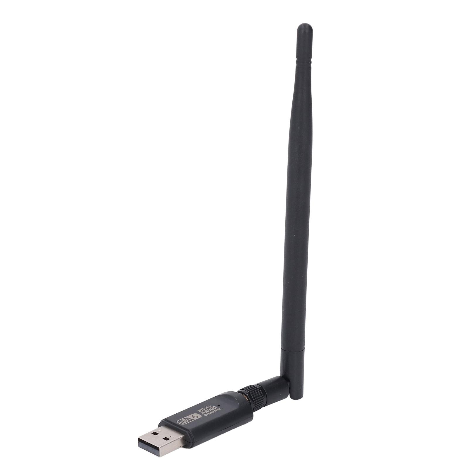 

USB2.0 External Network Adapter WiFi6 900Mbps BT5.3 Dual Band Wireless Network Adapter for Desktop
