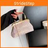 Trendy Small Square Pu Handbag For Women Featuring Soft Vintage Sequin Design