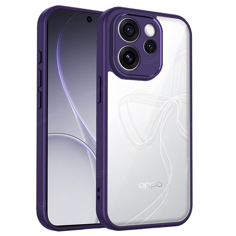 Transparent Silicone Case For Oppo Reno 15 Reno15 Pro F FS mini Max 15F 15C 15FS Reno15F PC Back TPU Bumper Phone Cases Cover