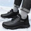 Cotton Shoes Men's Winter Velvet Thickened Warm Cotton Shoes Men's Non-slip Waterproof Dad Shoes Middle-aged and Elderly Casual Shoes