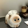 Ceramic Cat Tissue Box Kawaii Napkin Dispenser Creative Napkin Paper Box  Household