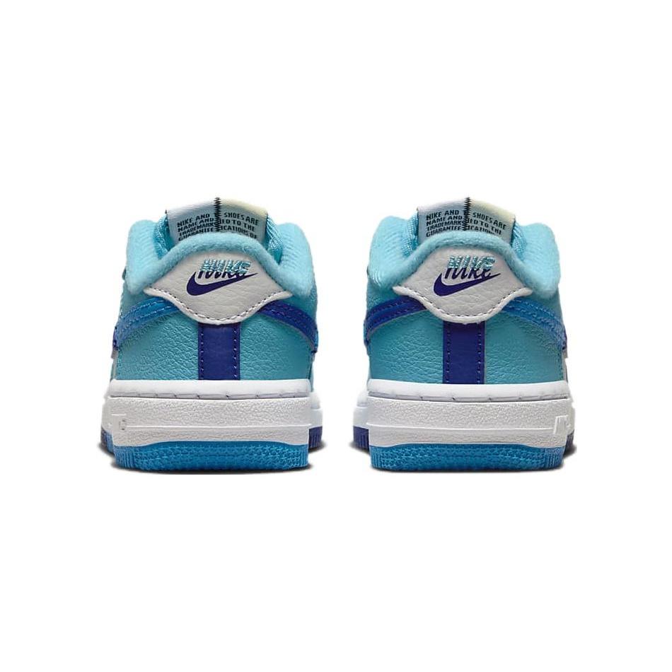 (TD) Nike Force 1 LV8 2 'Split - Light Photo Blue' Baby DX2165-100