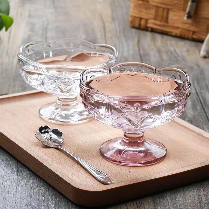 ZISIZ Cherry Blossom Glass Bowl