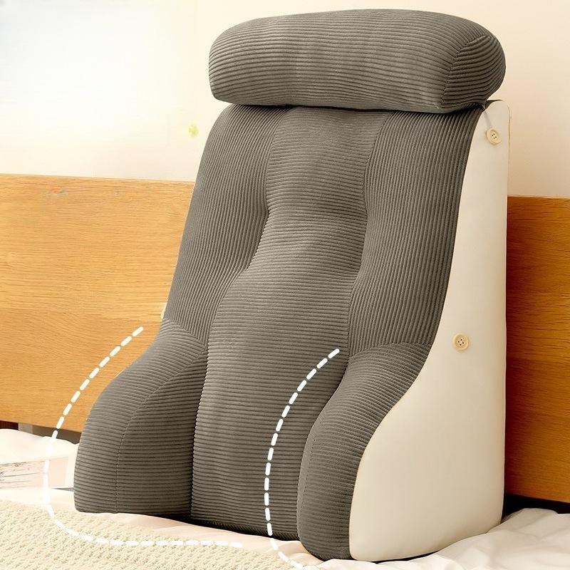 Lumbar Bedside Cushions Soft Back Rest Bed Cushion Wedge Pillow TV Reading Lumbar Cushion Decorative Pillows for Bed