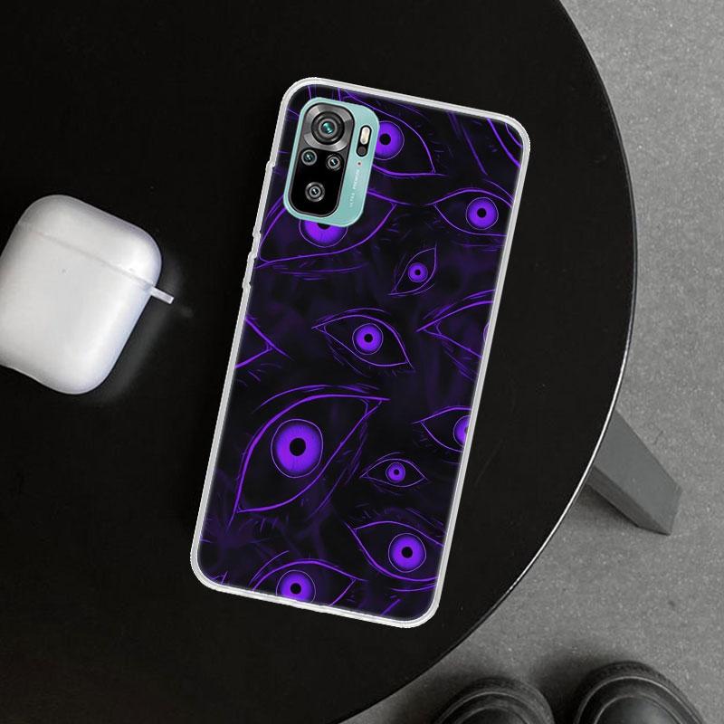 Scary Face Eyes Phone Case Cover for Xiaomi Redmi Note 15 14 13 12 11 Pro Plus 14S 12S 11S 11T 11E 10S 10 Customized Fundas Redm