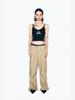 ASIF CALIE Parachute Cargo Pants Beige