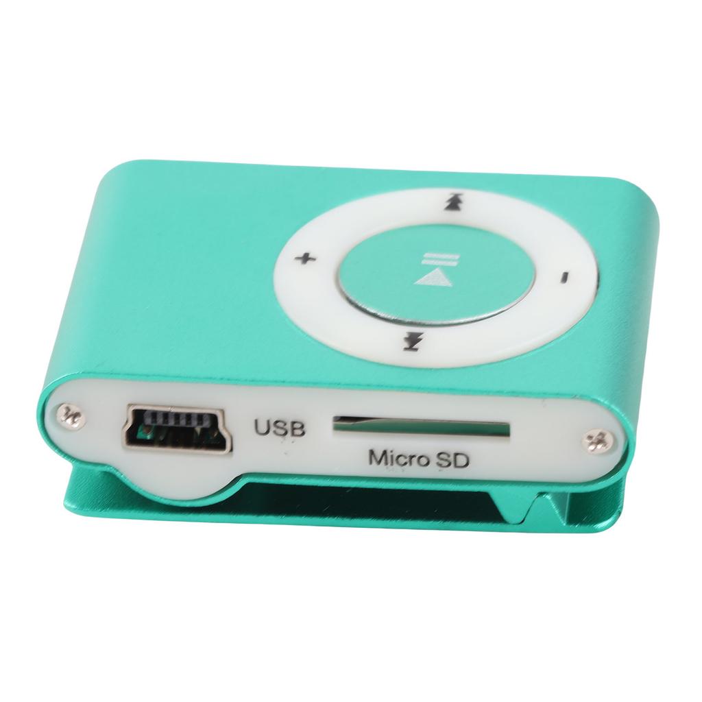 Mini Portable USB MP3 Player Mini Clip MP3 Waterproof Sport Compact Metal Mp3 Music Player with TF Card Slot
