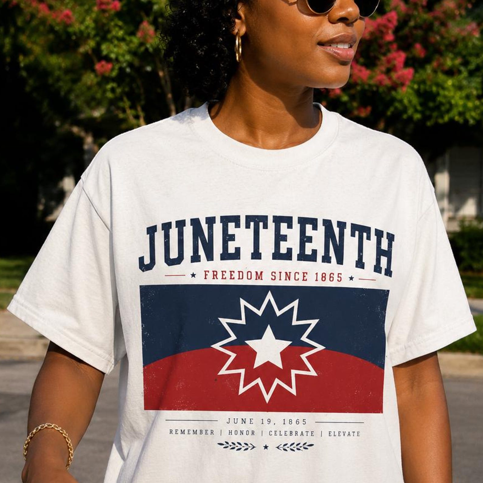 Juneteenth Freedom Since 1865 Shirt, Retro Juneteenth Flag Tee, Black History Pride L