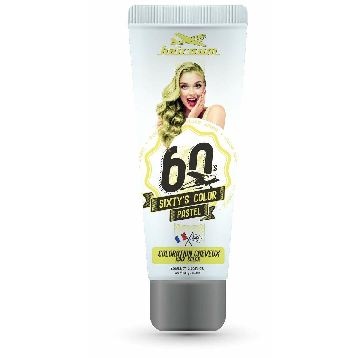 

Coloration Semi-permanente Hairgum Sixty s Color Yellow Sunrise (60 ml)