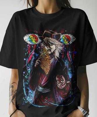 Demon Slayer Doma Luna Superiore T-Shirt Kokushibo Regali Anime Maglietta Maglietta Unisex