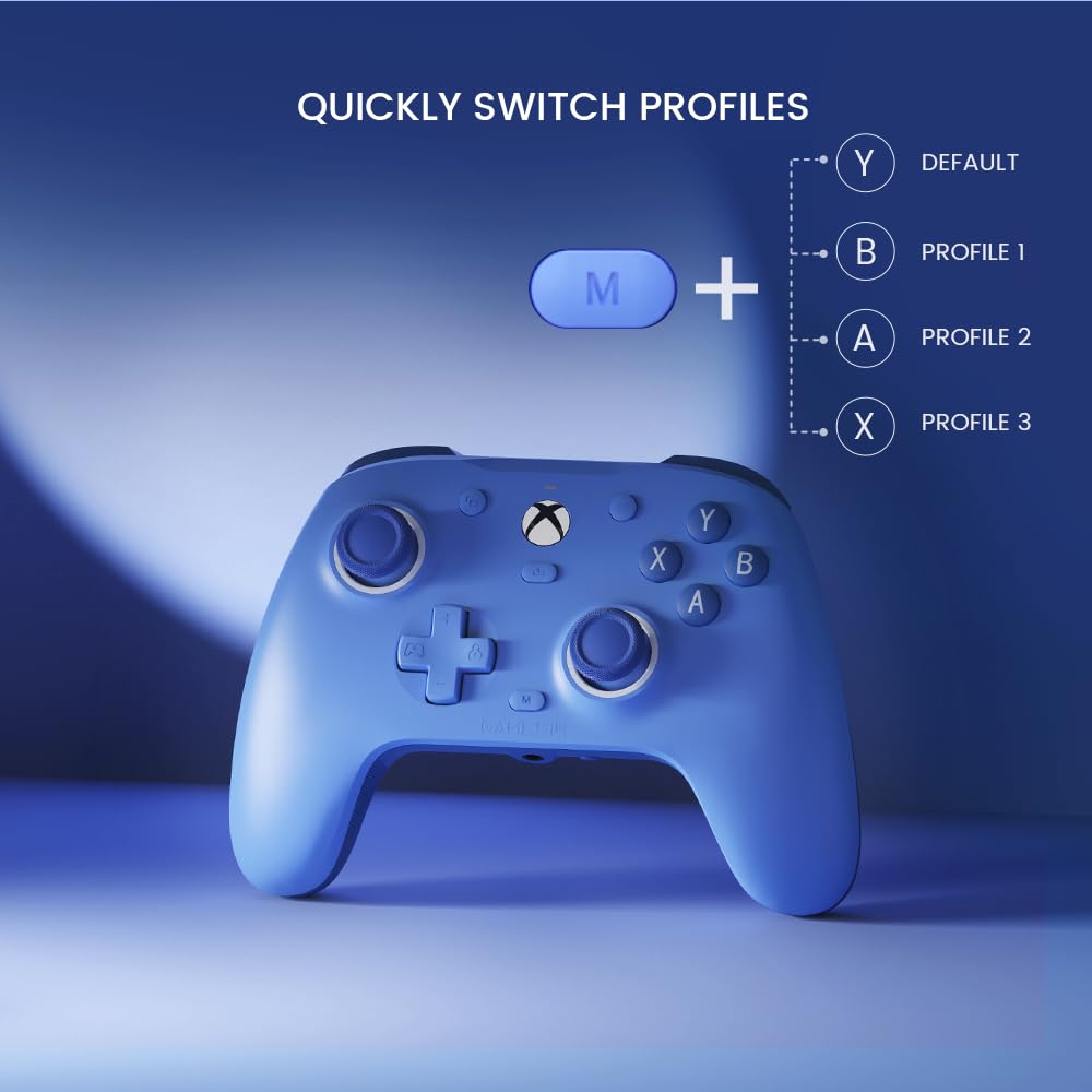 GameSir G7 SE Wired Controller for Xbox One, Xbox Series X|S, and PC, Hall Effect Joystick with 3.5mm Audio Jack (Blue)