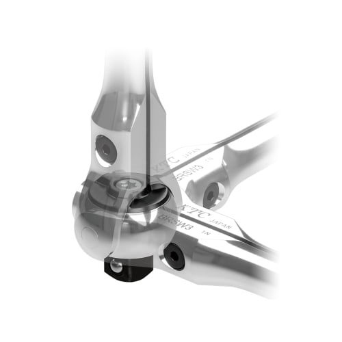 Kyoto Machinery Tools (KTC) 9.5sq. Swivel Ratchet Handle BRSW3 Silver