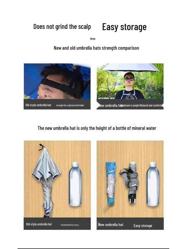 Sonnenschutz Regendach Hut - Große Größe, UV-Schutz für Angeln und Outdoor-Aktivitäten