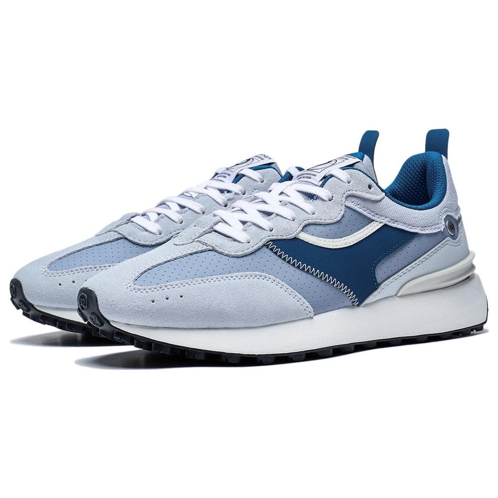 Li Ning Fangyuan Classic Slip Resistant Abrasion Resistant Slip Resistant Abrasion Resistant Low Top Casual Shoes Men's AGCT047-3
