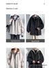 Men's Hooded Cotton Two-Piece Jacket for Spring/Autumn - Casual, Loose, Plus Size & Trendy