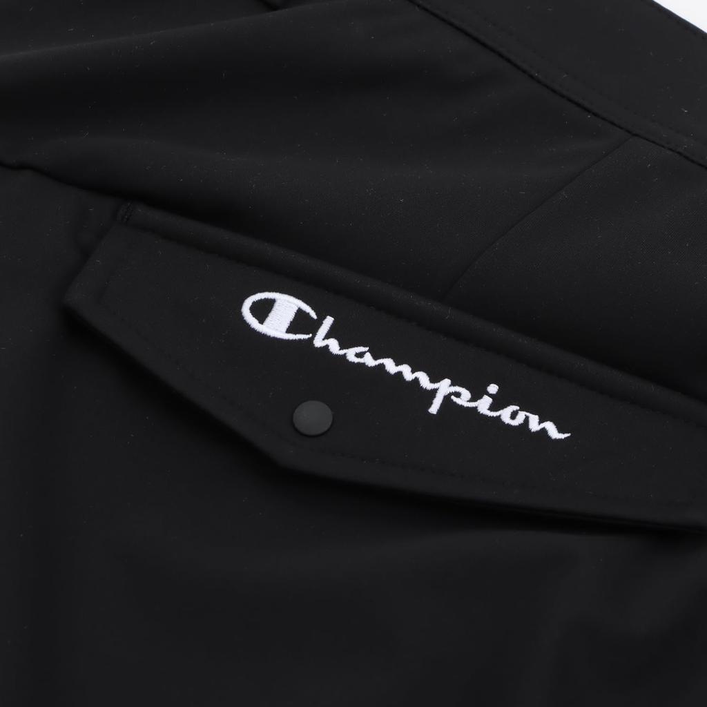 Champion Golf Long Script Men's Pants, Black, Anti-Static, Stretch, Water-Repellent, Windproof, Logo, C3-ZG203