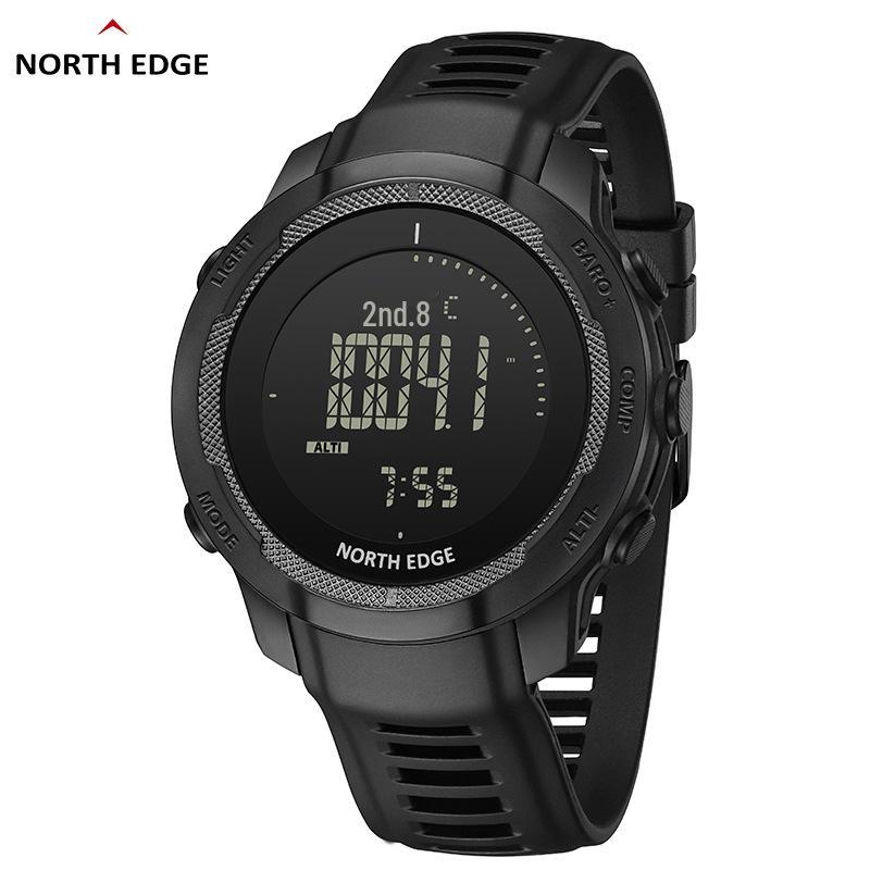 Men's Multifunctional Outdoor Sports Smartwatch: Altimeter, Barometer, Compass, Thermometer, Waterproof for Running & Mountaineering