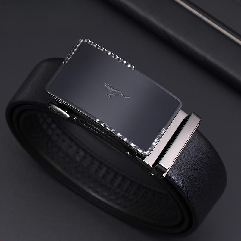 Belts for Men's High End Automatic Buckle Belts  Cowhide Belts  Gift Belts
