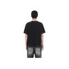 WE11DONE Ribbed Round Neck Drop Shoulder Distressed Short Sleeve T-Shirt Unisex Tops WD-TT0-25-770-U-BK