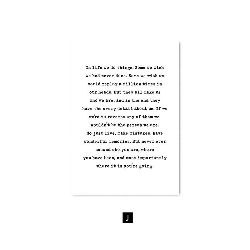 Naturlandskapsmålning Sjö Snöberg Canvas Poster Nordisk Stil Konsttryck Skog Brygga Citat Väggdekoration Bild