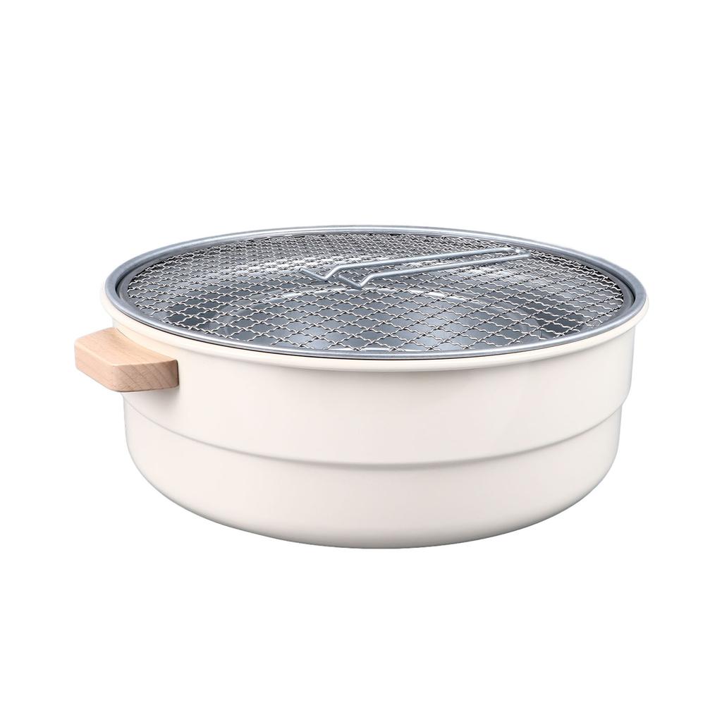 Portable Charcoal Grill Iron Smokeless Small Barbecue Grill for Garden Backyard Party Picnic