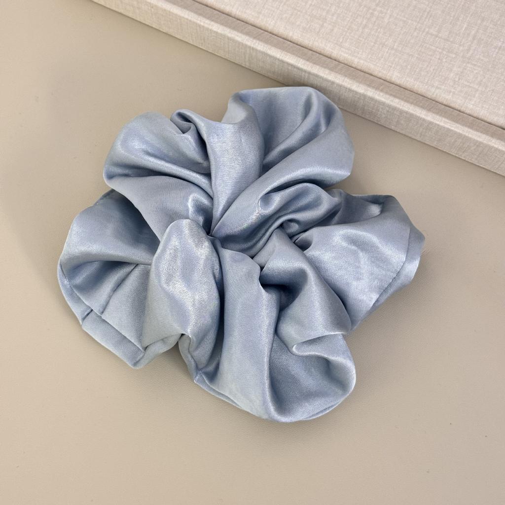 Chouchou en satin de haute qualité Gros Intestin, Élastique à cheveux queue de cheval haut de gamme, Coiffure élégante et accessoires floraux