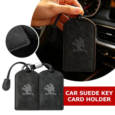 For Car Key Case NFC Card Keychain Remote Shell Cover Accessories Rapid Octavia Derivative Enyaq-iV VisionS Yeti Scala