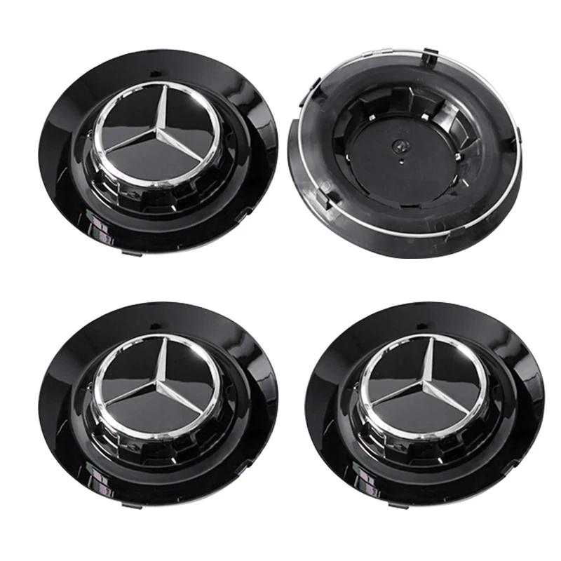 4 ADET 147mm C-1028 17028 Araba Jant Göbek Kapağı Rozet Logosu Mercedes Benz AMG G350 G500 G63 S680 GLS600 Aksesuarları İçin