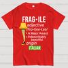 Funny Christmas Fragile Major Award Leg Lamp Cotton Summer Casual Cool Loose T-Shirt