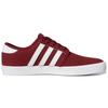 Adidas Originals Seeley Synthetic Leather Retro Casual Breathable Low-Top Skate Shoes Unisex Sneakers Red White EE6135