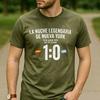 10 Spanien gegen Argentinien Grafikdruck Baumwoll-T-Shirt Unisex Unisex Unisex Rundhalsausschnitt Kurzarm Sportspiel Streetwear Tägliche Oberteile