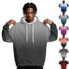 Herren Kapuzenpullover mit Farbverlauf und Tasche, Lässiges Sport-Sweatshirt