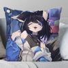 Eeiris Zzuro Vtuber Anime Pillow Case Fashion Square Pillowcase Bedroom Sofa Room Ins Decoration Leisure