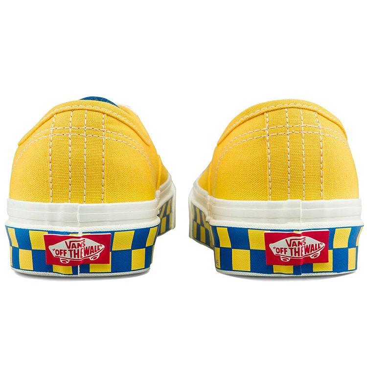 Vans Style 44 Checkerboard Casual Low-Top Skate Shoes Unisex sneaker Yellow VN0A54F241O