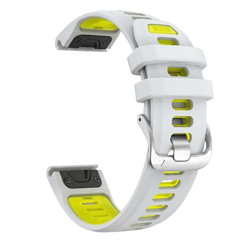 Bracelet de Montre en Silicone QuickFit 22mm 26mm pour Garmin Fenix 7 7X 8 6 Pro Enduro 3 2 Epix Pro Bracelet Sport Couleurs Correspondantes