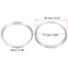 uxcell Hub Ring HUB CENTRIC RI NG Aluminum Silver Tone