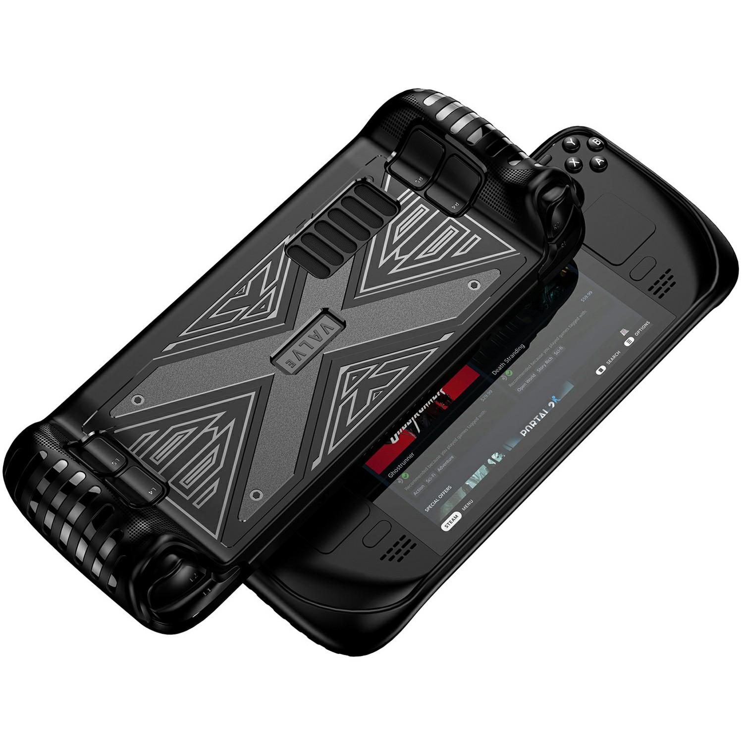 

For Steam Deck Protective Case Handheld Game Console Shockproof TPU Cover Ergonomic Design