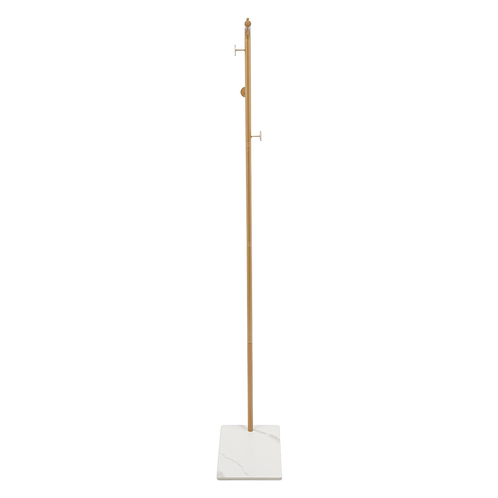 

Золотая вешалка для одежды, Современная вешалка для пальто, Отдельно стоящая золотая вешалка для одежды для прихожей, коридора, офиса или спальни, Домашняя вешалка для пальто золотой