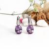 925 sterling silver earrings Created oval 7*9mm color change Alexander nano Luxury fine jewelry for women valentines and daily