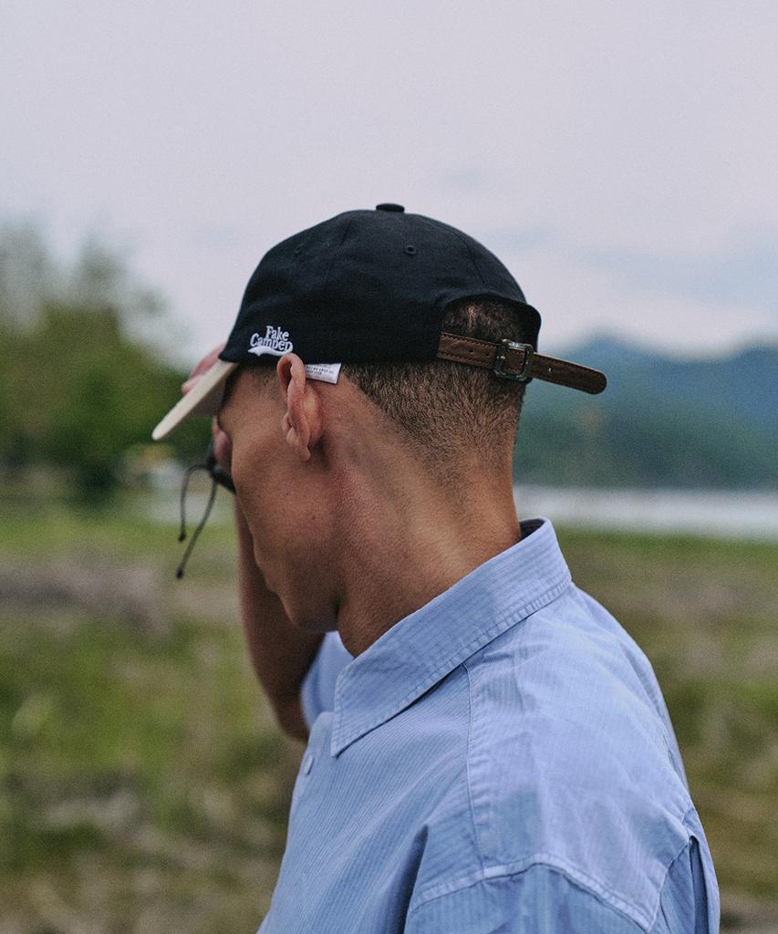 FAKE CAMPER Original Two-Tone Camp Ball Cap [Black]
