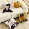 CrisS MJ RReggaeton Square DoubleSided Printed Pillow Case Bedroom Bedside Pillow Sofa Cushion Cover Gift