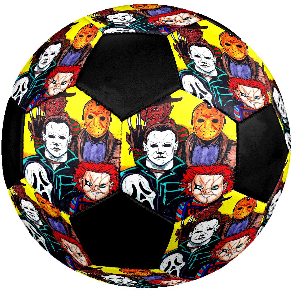 Halloween Horror Theme Size 5 Soccer Ball, Suitable for Both Indoor and Outdoor Matches, a Gift Suitable for Everyone.