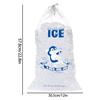 Yorajuy Small Ice Bags - 10 Portable Drawstring Ice Bags | Empty Ice Bags, Freezer Ice Storage Bags, Leakproof Ice Maker Bags for Freezer Ice Storage