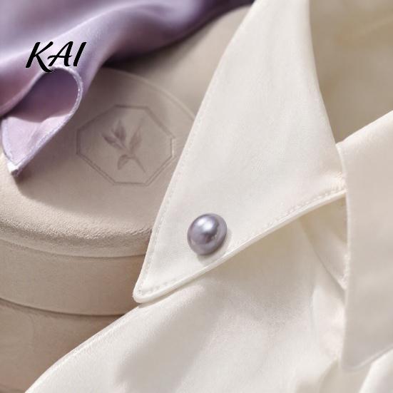 Cardigan Collar Clip 5PCS Pearl Buttons for Women, Clothing Invisible Anti-Exposure Safety Pins, No Anti Slip Scarf Buckle Damage Iron Brooch
