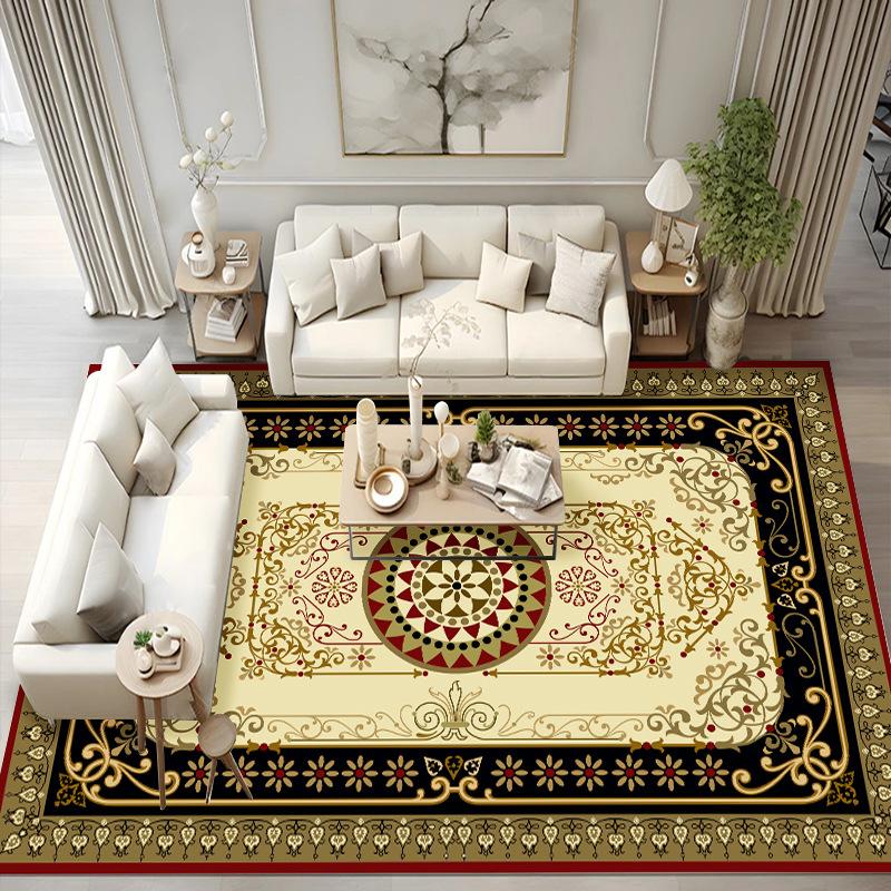 New Retro Persian Abstract Bedroom Living Room Carpet Bohemian Ethnic Style Coffee Table Sofa Carpet Bedside Carpet