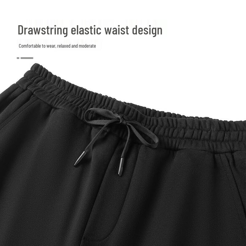 MONTAGUT Men's 100% Cotton Elastic Waist Tapered Joggers