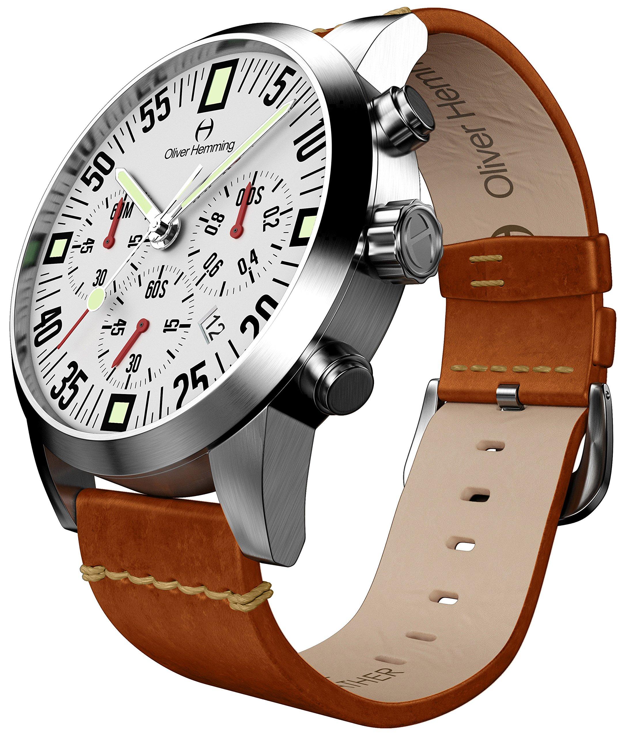 

Oliver Hemming Watch British Brand Japanese Quartz Chronograph WTC17SB80WVT [Item]